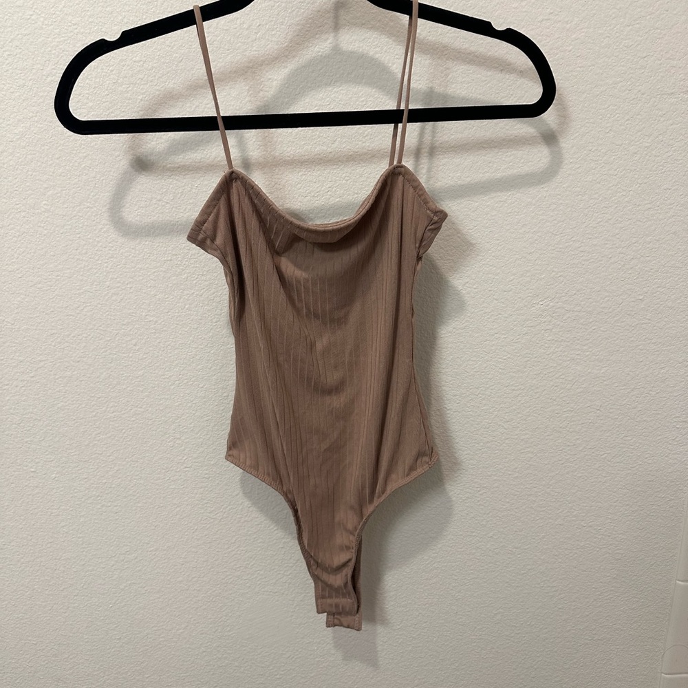 Elegant Tan Bodysuit